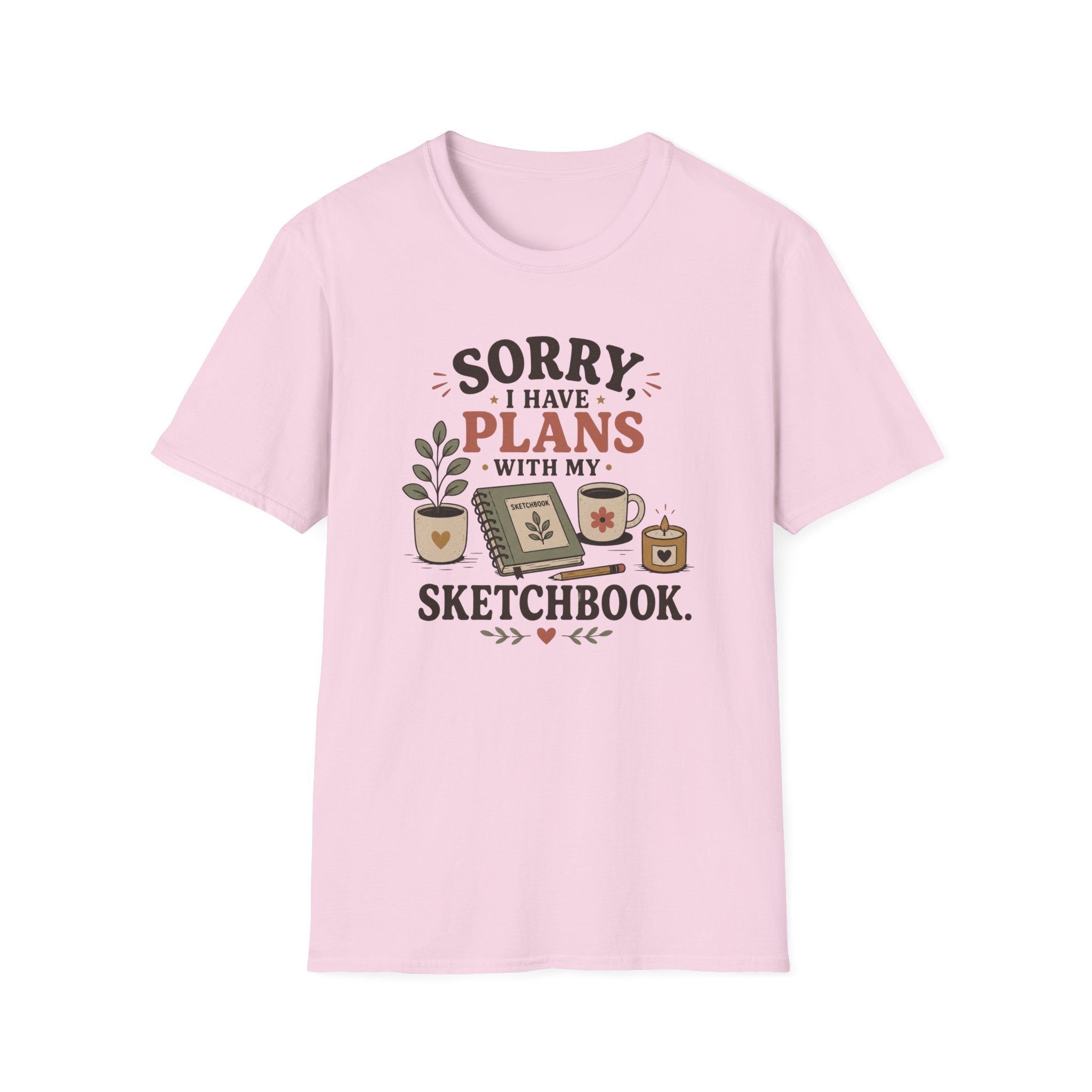 Sorry I Have Plans With My Sketchbook T-Shirt