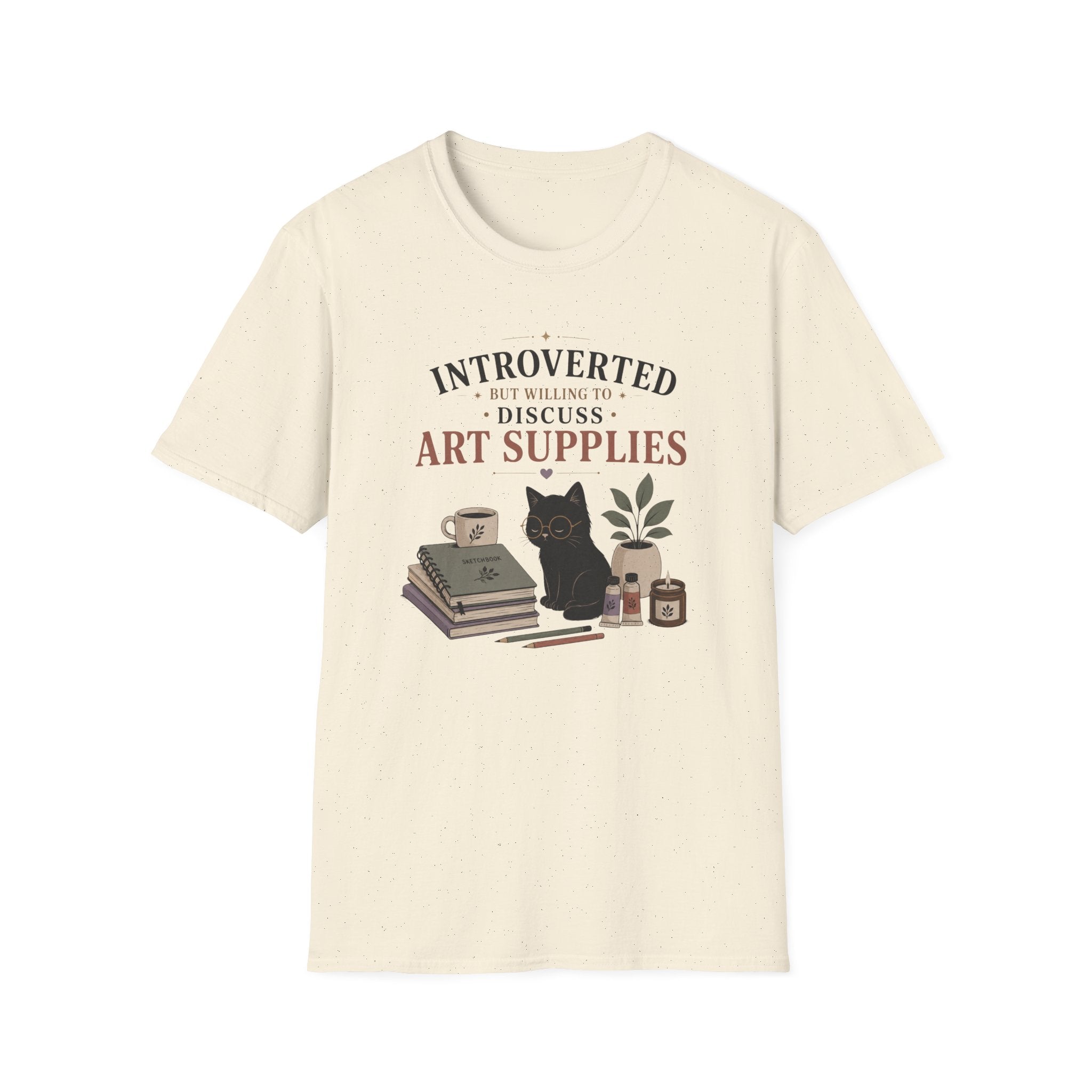 Introverted But Willing To Discuss Art Supplies T-Shirt