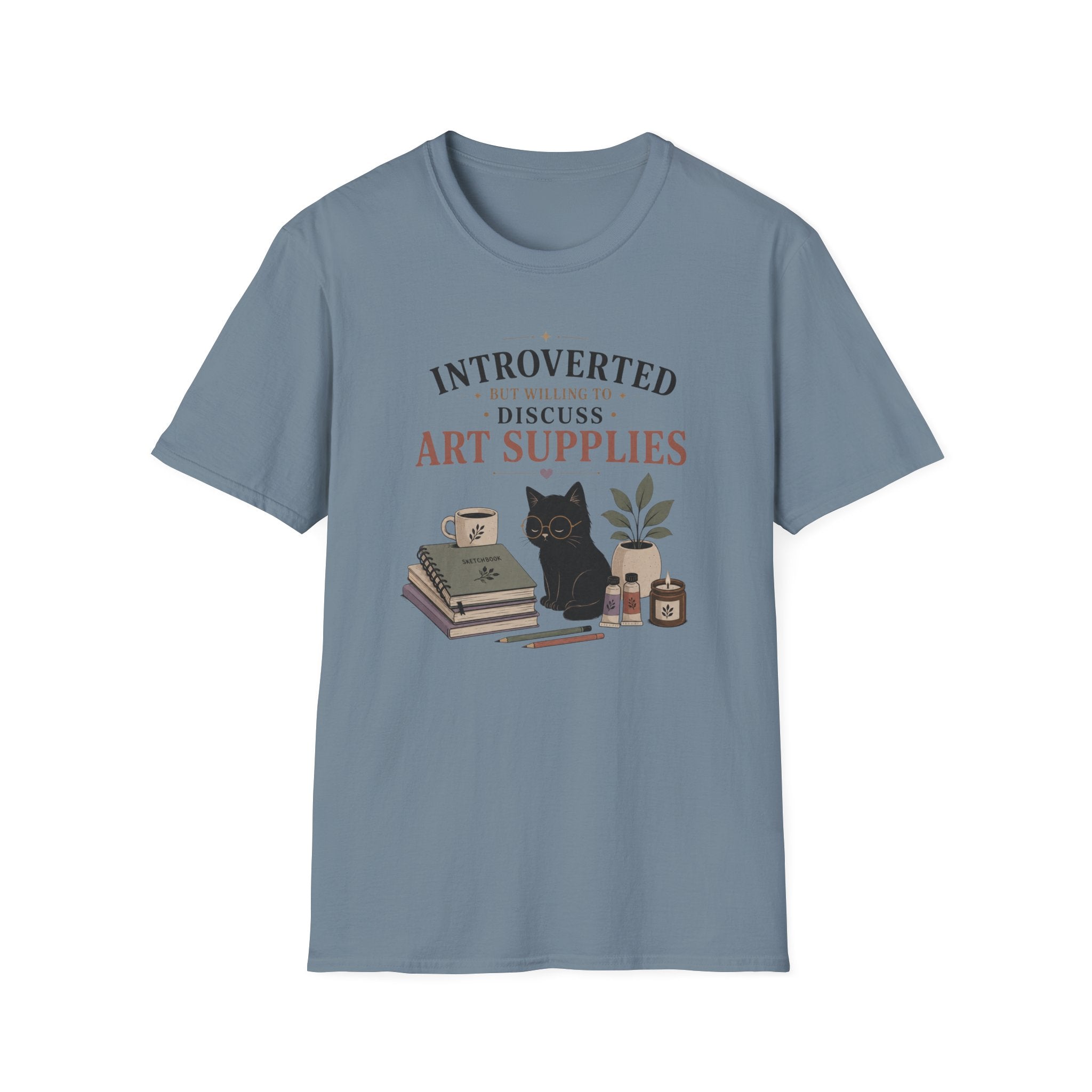 Introverted But Willing To Discuss Art Supplies T-Shirt