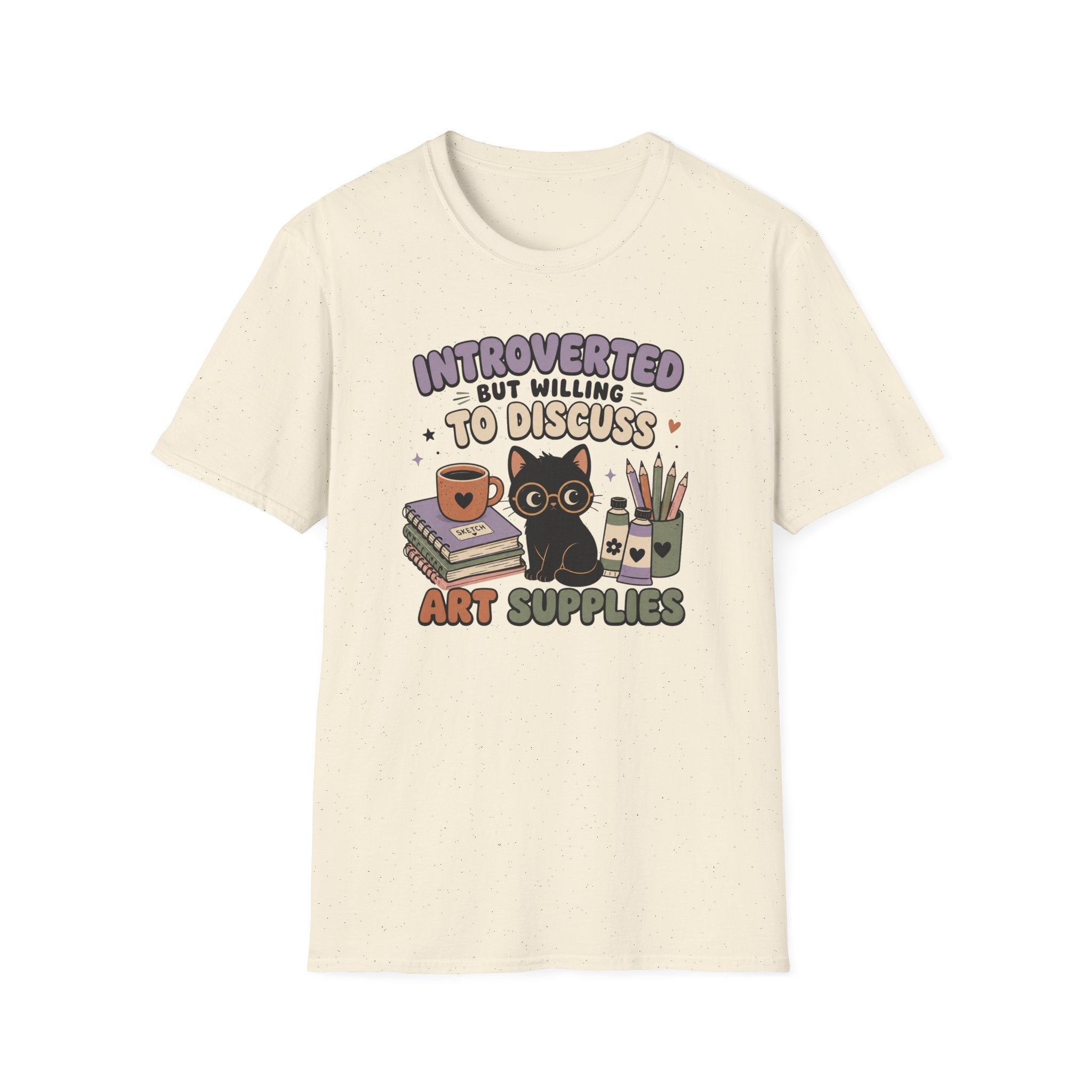 Introverted But Willing To Discuss Art Supplies T-Shirt