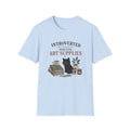 Introverted But Willing To Discuss Art Supplies T-Shirt