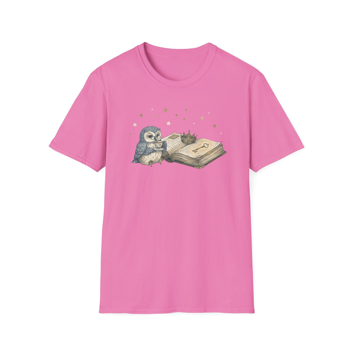 Owl Drinking Tea  T-Shirt