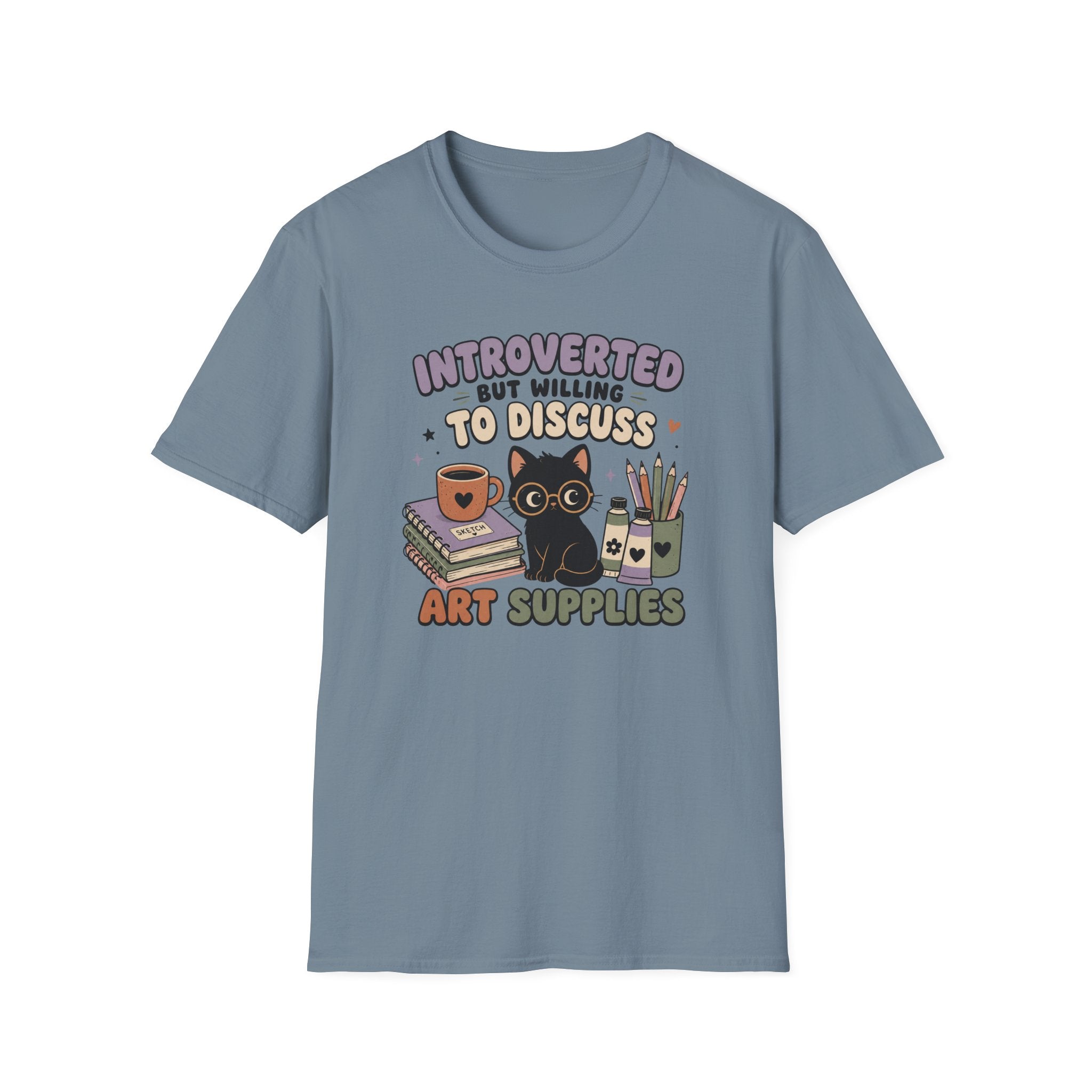 Introverted But Willing To Discuss Art Supplies T-Shirt