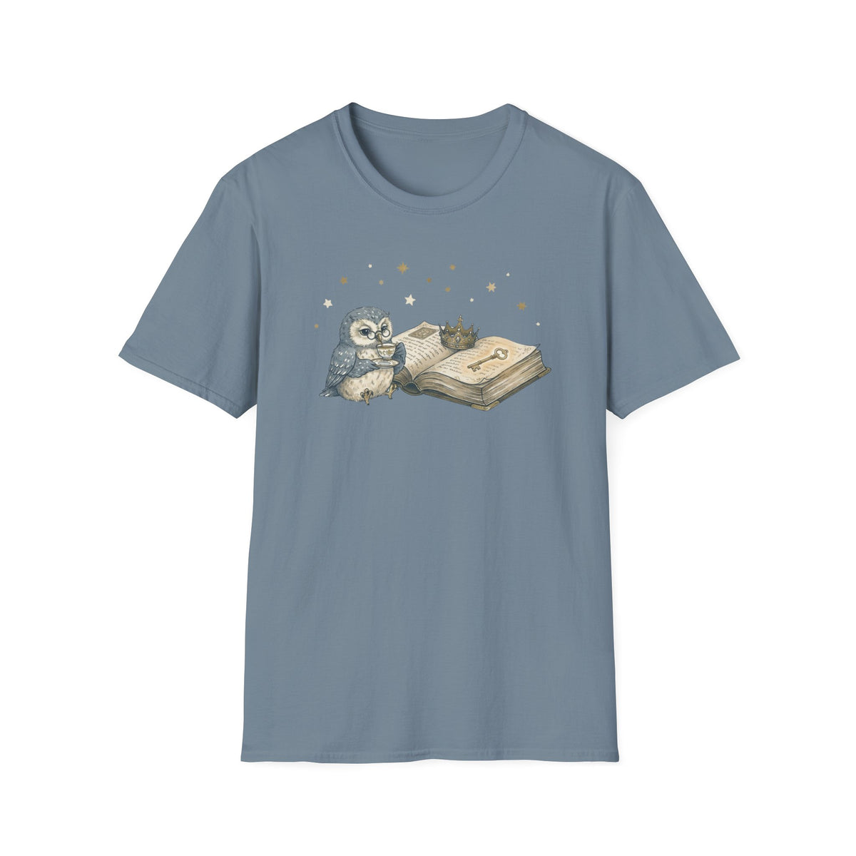 Owl Drinking Tea  T-Shirt